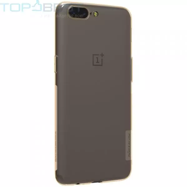 Чехол бампер Nillkin TPU Nature для OnePlus 5 Brown (Коричневый)