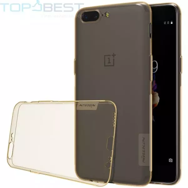 Чехол бампер Nillkin TPU Nature для OnePlus 5 Brown (Коричневый)