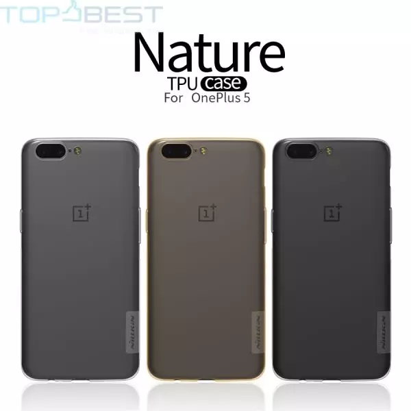 Чехол бампер Nillkin TPU Nature для OnePlus 5 Brown (Коричневый)