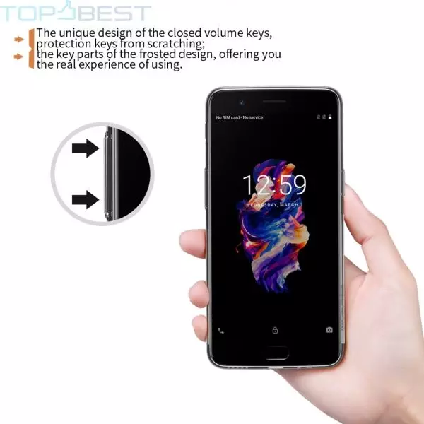 Чехол бампер Nillkin TPU Nature для OnePlus 5 Brown (Коричневый)