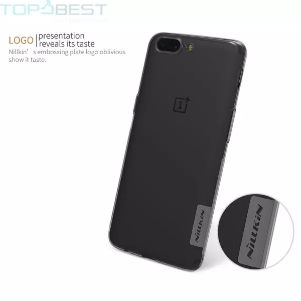 Чехол бампер Nillkin TPU Nature для OnePlus 5 Brown (Коричневый)