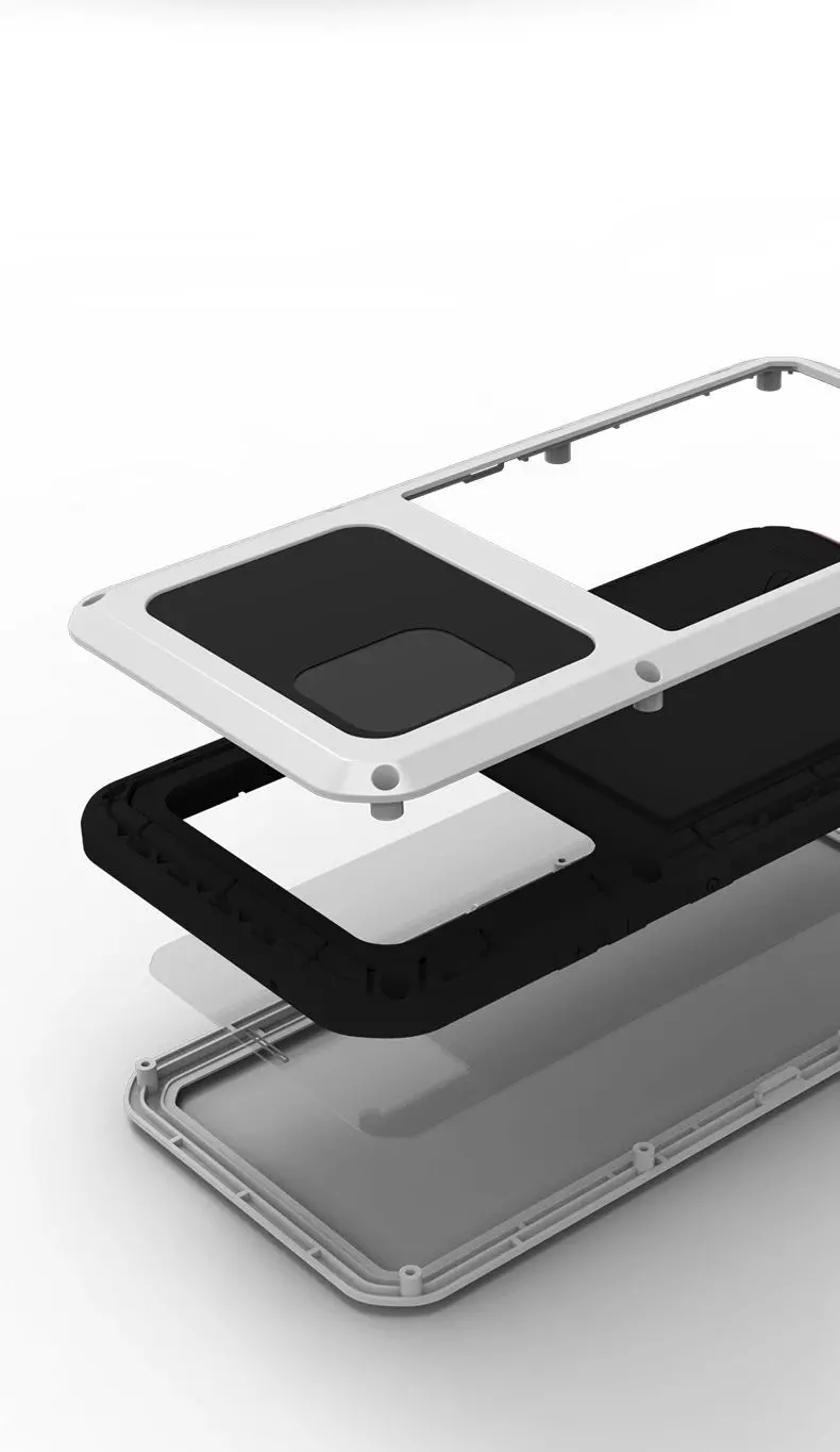 Противоударный чехол бампер Love Mei PowerFull (Со стеклом) для Samsung Galaxy Note 10 Lite Silver (Серебристый) Противоударный чехол бампер Love Mei PowerFull (Со стеклом) для Samsung Galaxy Note 10 Lite Silver (Серебристый)