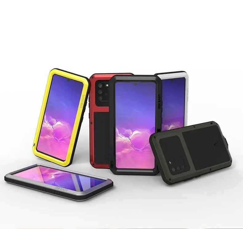 Протиударний чохол бампер Love Mei PowerFull (Зі склом) для Samsung Galaxy S10 Lite Red (Червоний) Протиударний чохол бампер Love Mei PowerFull (Зі склом) для Samsung Galaxy S10 Lite Red (Червоний)