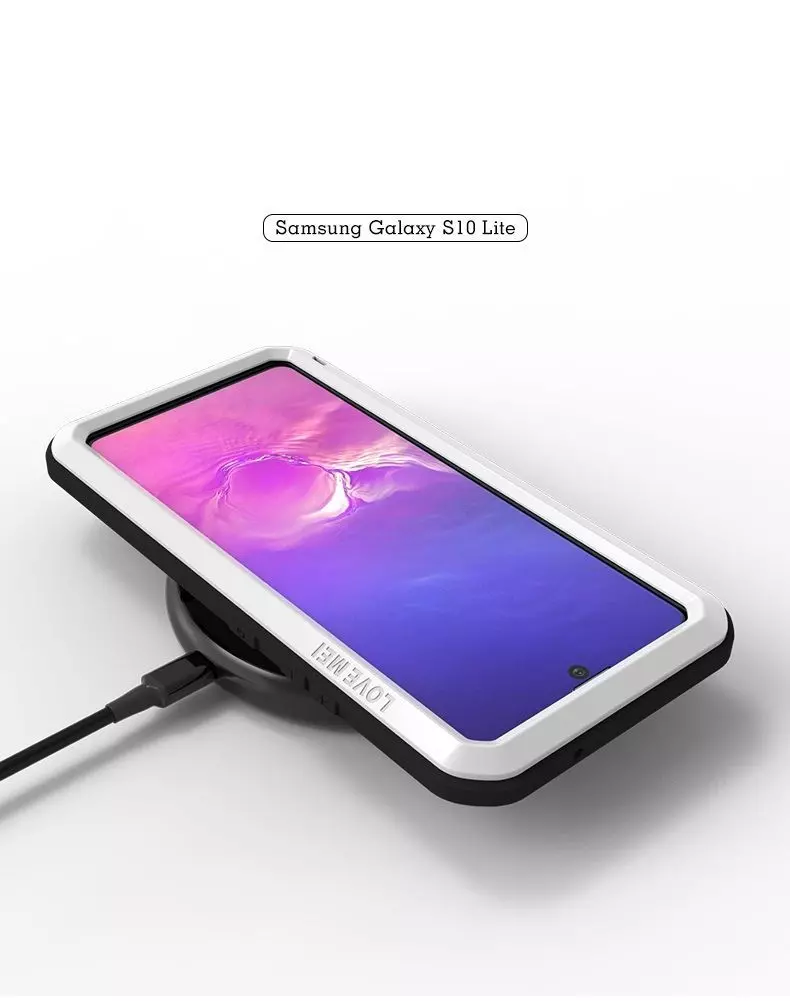 Протиударний чохол бампер Love Mei PowerFull (Зі склом) для Samsung Galaxy S10 Lite Red (Червоний) Протиударний чохол бампер Love Mei PowerFull (Зі склом) для Samsung Galaxy S10 Lite Red (Червоний)