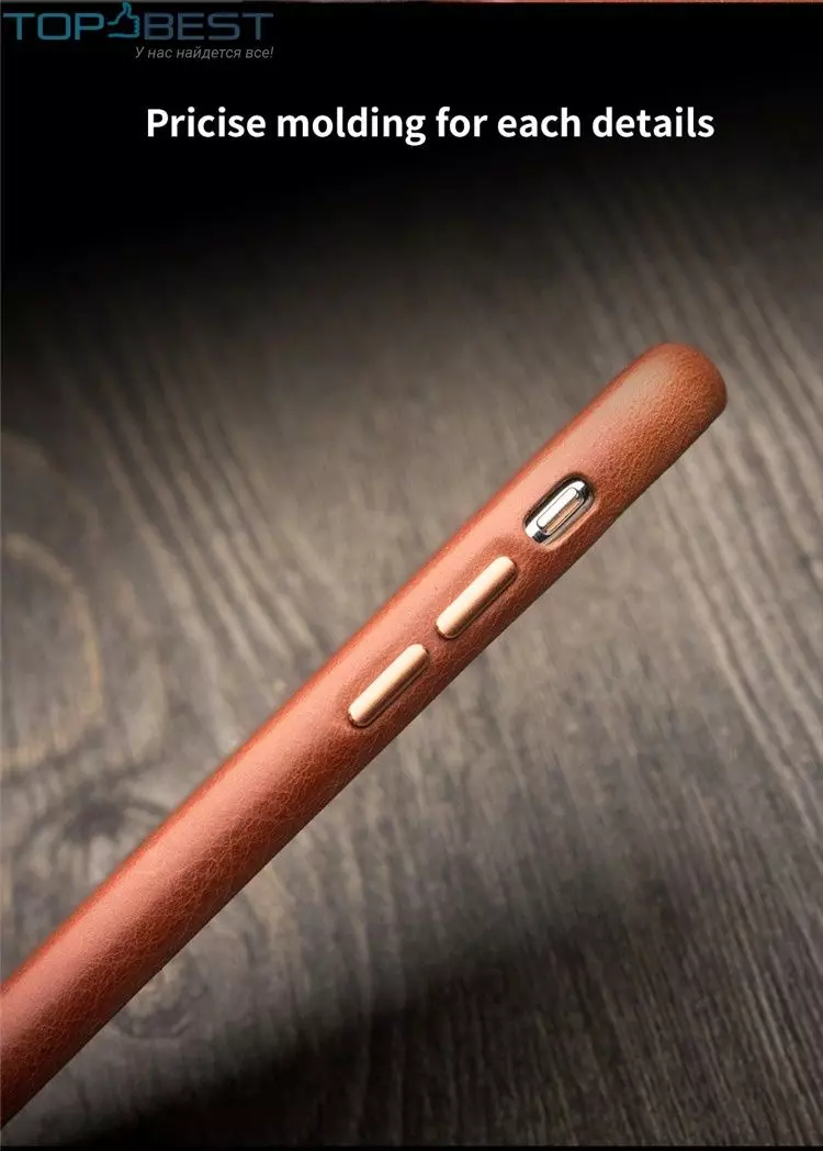 Шкіряний чохол бампер для iPhone Xs Max Qialino Leather Back Case with Metal Buttons Red (Червоний) Шкіряний чохол бампер для iPhone Xs Max Qialino Leather Back Case with Metal Buttons Red (Червоний)