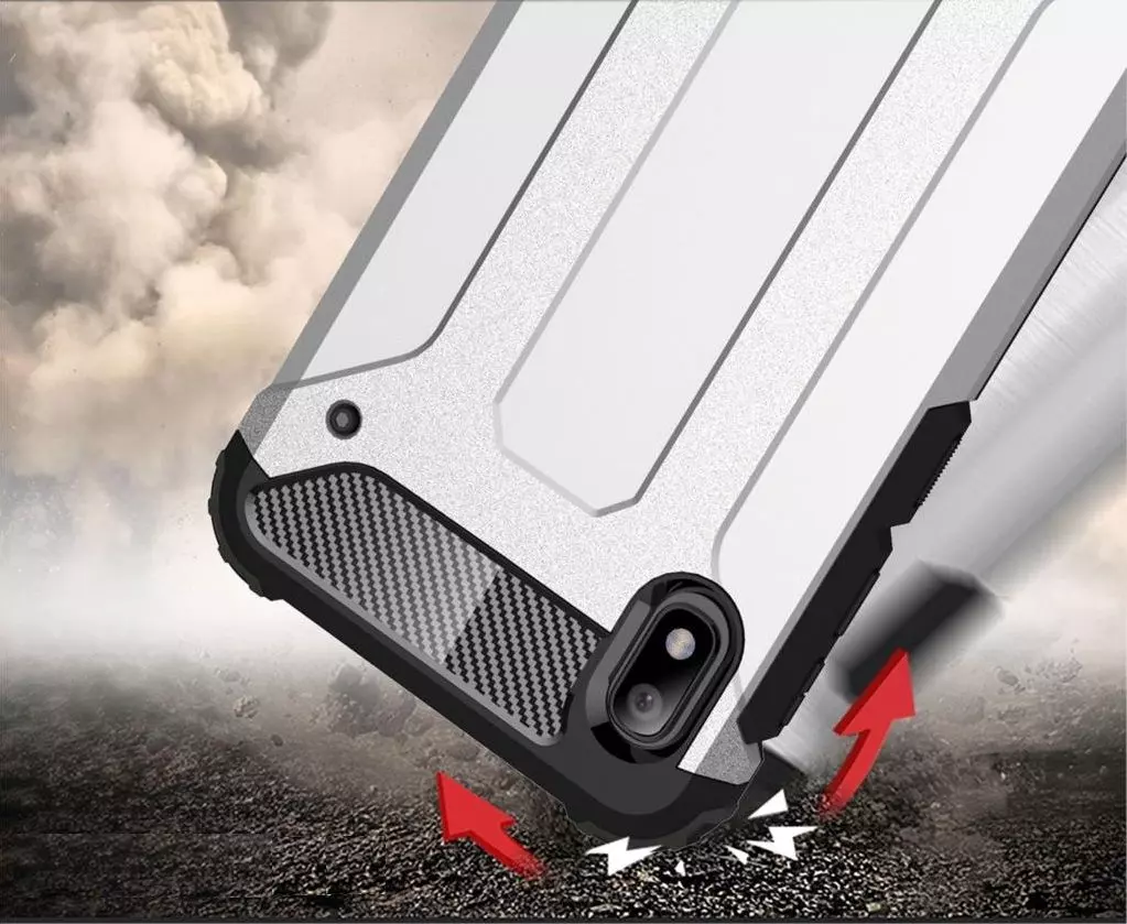 Протиударний чохол бампер для Samsung Galaxy A10s Anomaly Rugged Hybrid Red (Червоний)