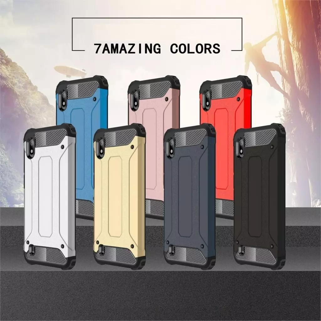 Протиударний чохол бампер для Samsung Galaxy A10s Anomaly Rugged Hybrid Red (Червоний)