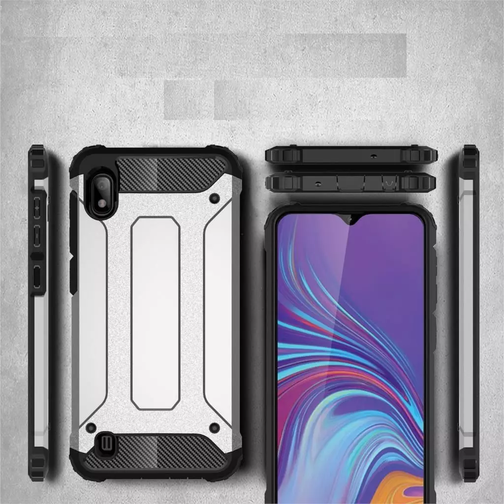 Протиударний чохол бампер для Samsung Galaxy A10s Anomaly Rugged Hybrid Red (Червоний)