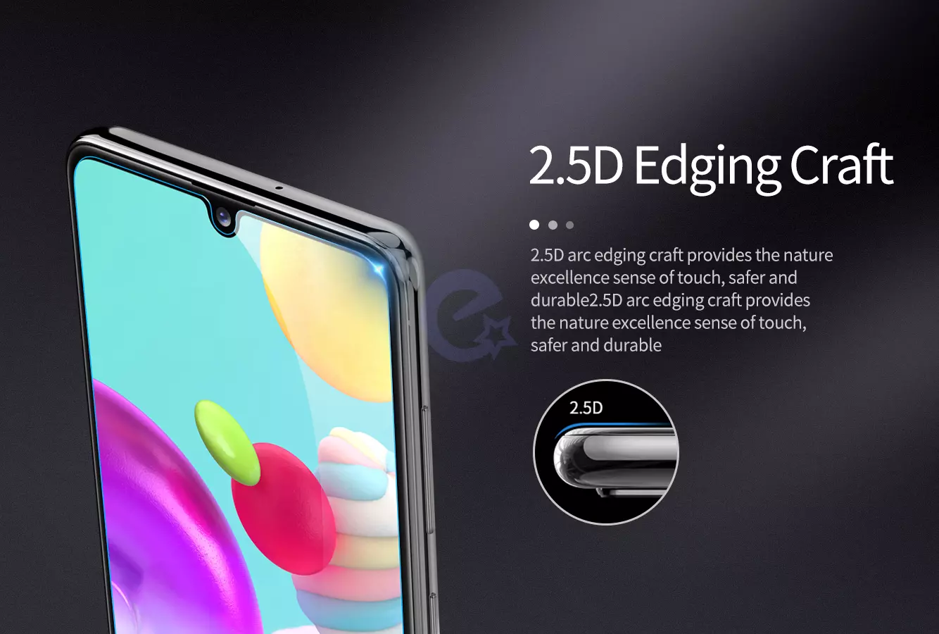 Загартоване захисне скло Nillkin H+ Pro для Samsung Galaxy A41 Transparent (Прозорий)