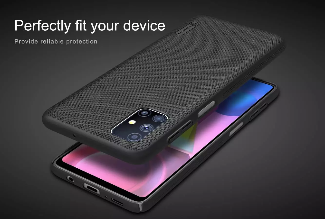 Протиударний чохол бампер Nillkin Super Frosted Shield для Samsung Galaxy M51 Blue (Синій) Протиударний чохол бампер Nillkin Super Frosted Shield для Samsung Galaxy M51 Blue (Синій)