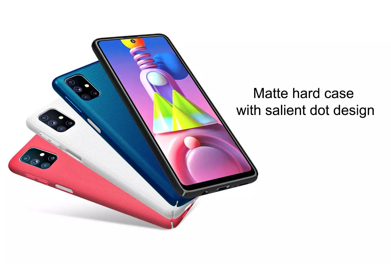 Протиударний чохол бампер Nillkin Super Frosted Shield для Samsung Galaxy M51 Blue (Синій) Протиударний чохол бампер Nillkin Super Frosted Shield для Samsung Galaxy M51 Blue (Синій)