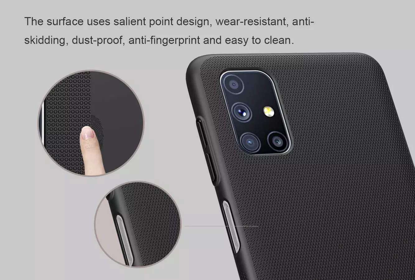 Протиударний чохол бампер Nillkin Super Frosted Shield для Samsung Galaxy M51 Blue (Синій) Протиударний чохол бампер Nillkin Super Frosted Shield для Samsung Galaxy M51 Blue (Синій)