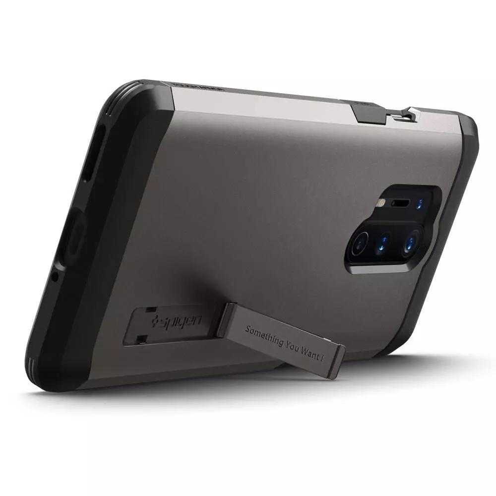 Протиударний чохол бампер Spigen Tough Armor (вбудована підставка) для OnePlus 8 Pro Gunmetal (Збройовий метал) Протиударний чохол бампер Spigen Tough Armor (вбудована підставка) для OnePlus 8 Pro Gunmetal (Збройовий метал)