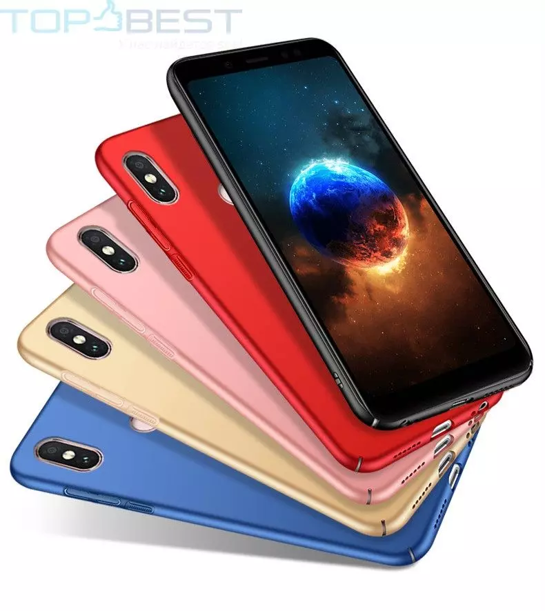 Ультратонкий чехол бампер для Xiaomi MiA2 Anomaly Matte Gold (Золотой)