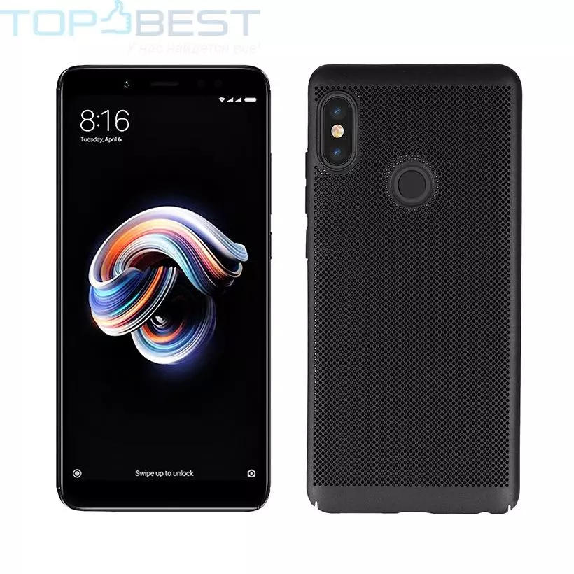 Ультратонкий чохол бампер для Xiaomi MiA2 Anomaly Air Black (Чорний)