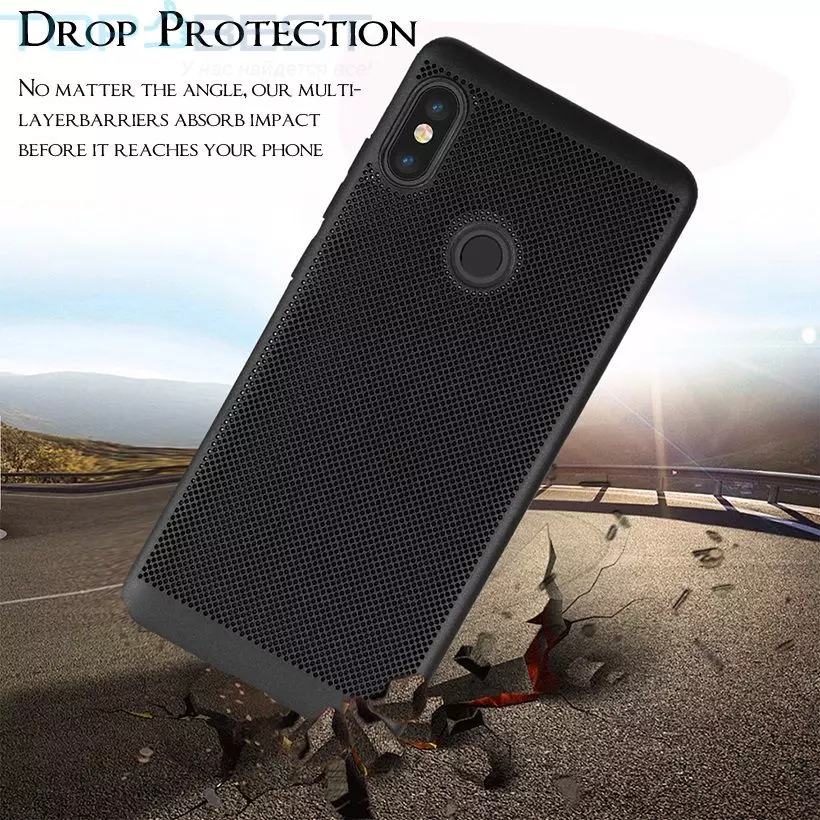 Ультратонкий чохол бампер для Xiaomi MiA2 Anomaly Air Black (Чорний)