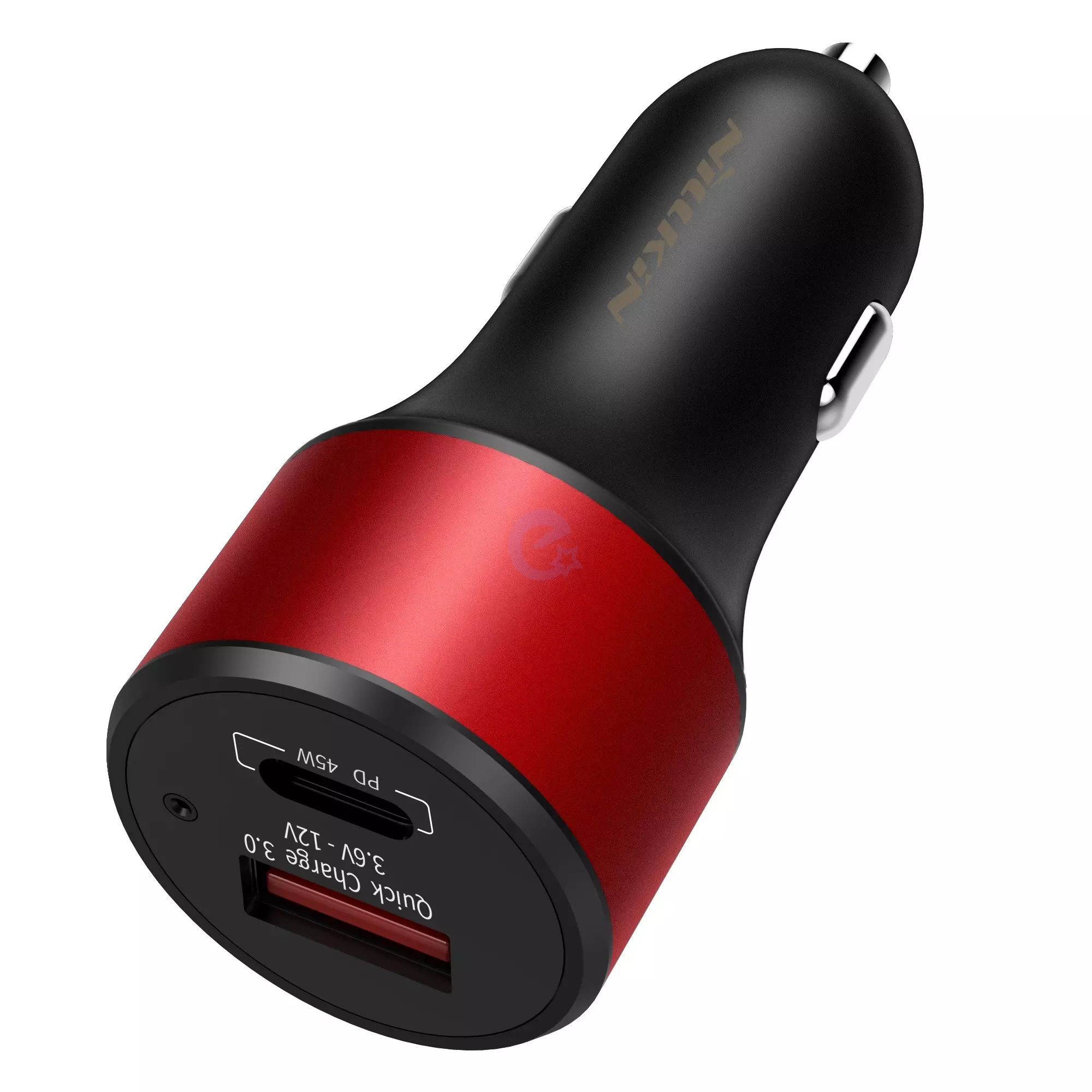 Автомобильная зарядка от прикуривателя Nillkin Duos Fast Car Charger 2 USB Red (Красный) NKC06 Автомобильная зарядка от прикуривателя Nillkin Duos Fast Car Charger 2 USB Red (Красный) NKC06