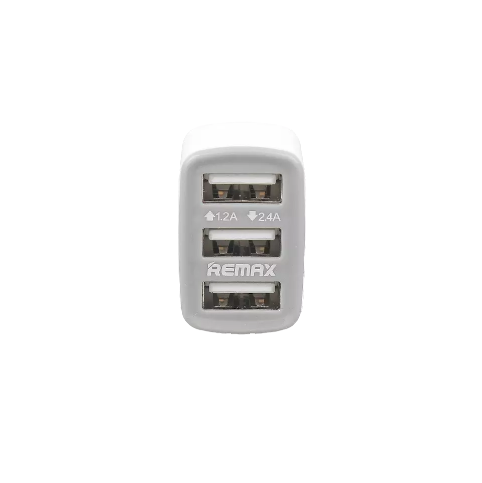 Автомобильная зарядка от прикуривателя Remax Car Charger 3USB 3.6A White (Белый) RCC301 Автомобильная зарядка от прикуривателя Remax Car Charger 3USB 3.6A White (Белый) RCC301