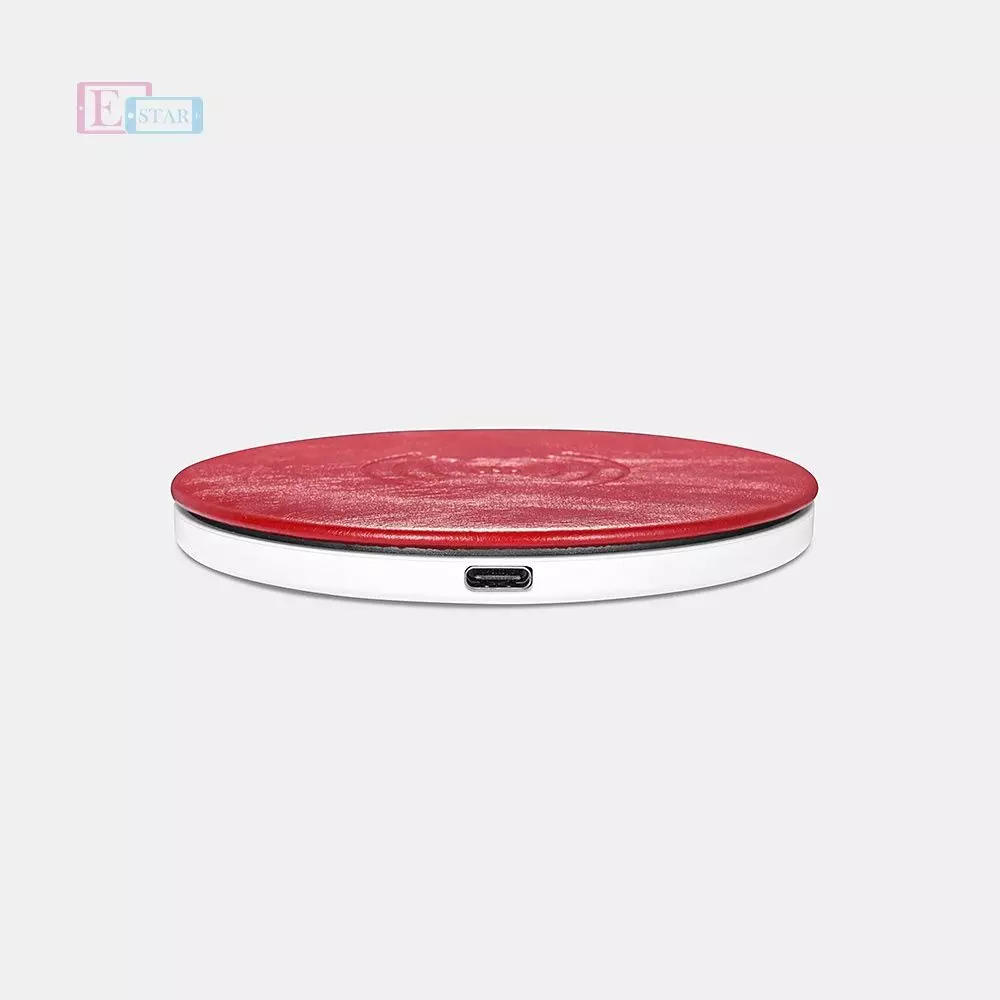 Беспроводная зарядная станция Icarer Microfiber Leather Fast Wireless Charging QX100 Brown (Коричневый) IWXC003 Беспроводная зарядная станция Icarer Microfiber Leather Fast Wireless Charging QX100 Brown (Коричневый) IWXC003