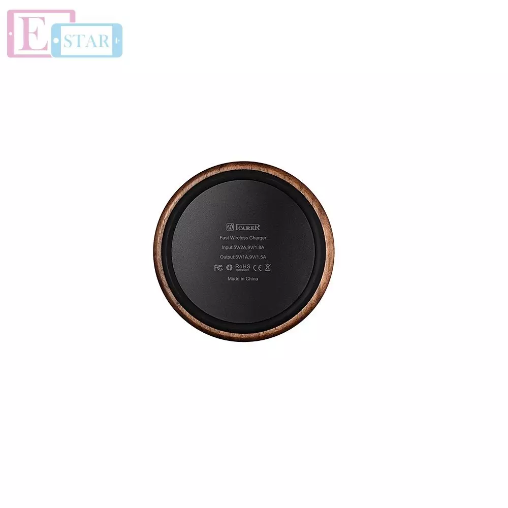 Бездротова зарядна станція Icarer Genuine Leather Fast Wireless Charge NW170F Brown (Коричневий) Бездротова зарядна станція Icarer Genuine Leather Fast Wireless Charge NW170F Brown (Коричневий)