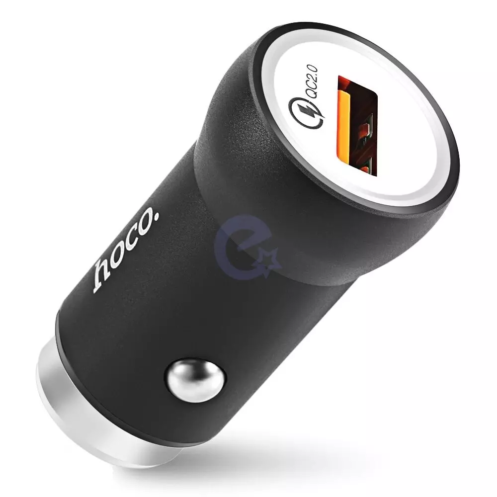 Автомобільний зарядний пристрій Hoco Z4 QC2.0 Black (Чорний) Автомобільний зарядний пристрій Hoco Z4 QC2.0 Black (Чорний)