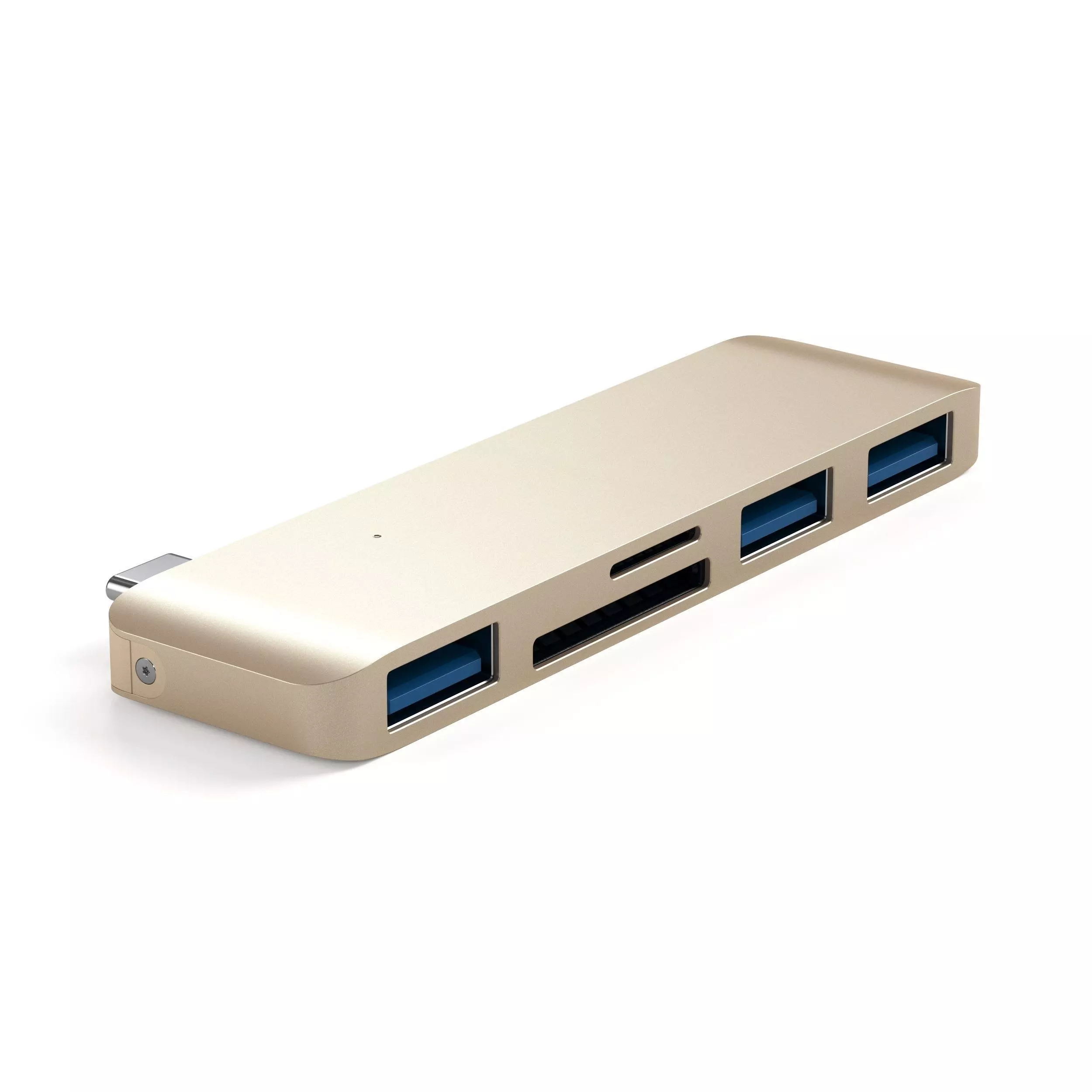 USB-хаб Satechi Type-C USB 3-in-1 Hub Gold (Золото) ST-TCUHG USB-хаб Satechi Type-C USB 3-in-1 Hub Gold (Золото) ST-TCUHG