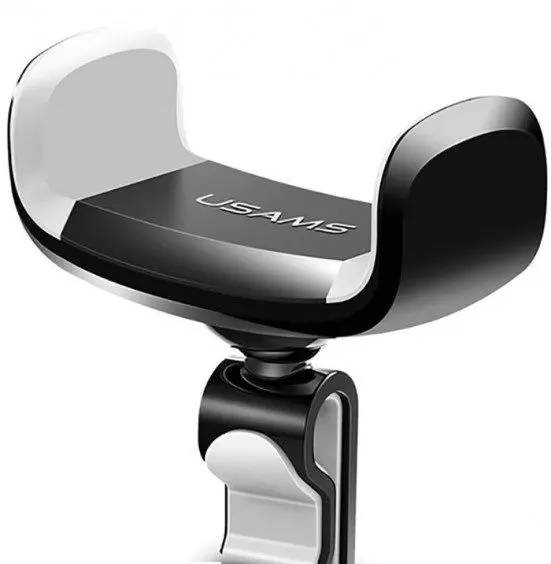Автодержатель для телефона USAMS Air Vent Car Holder-C Series Black White (Черный/Белый) US-ZJ004 Автодержатель для телефона USAMS Air Vent Car Holder-C Series Black White (Черный/Белый) US-ZJ004