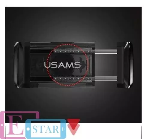 Автодержатель для телефона USAMS Air Vent Car Holder-C Series Black White (Черный/Белый) US-ZJ004 Автодержатель для телефона USAMS Air Vent Car Holder-C Series Black White (Черный/Белый) US-ZJ004