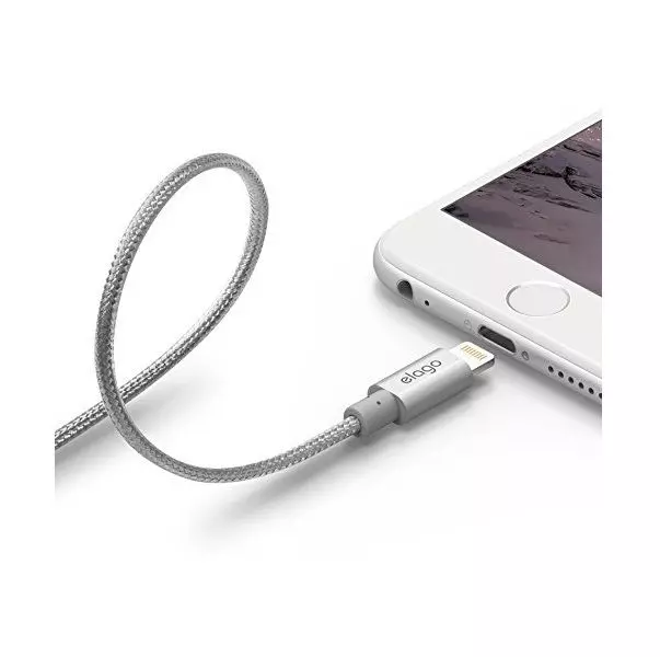 Кабель Elago Aluminum Lightning Cable Silver (Серебряный) Кабель Elago Aluminum Lightning Cable Silver (Серебряный)