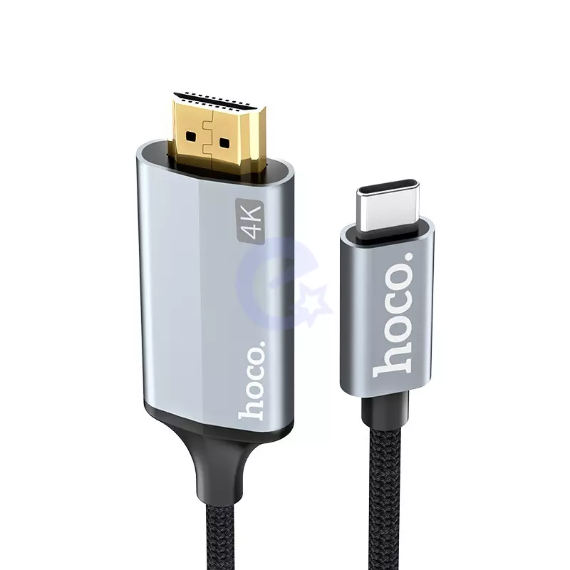 Кабель для зарядки Hoco UA13 Type C to HDMI Adapter Cable Gray (Серый)