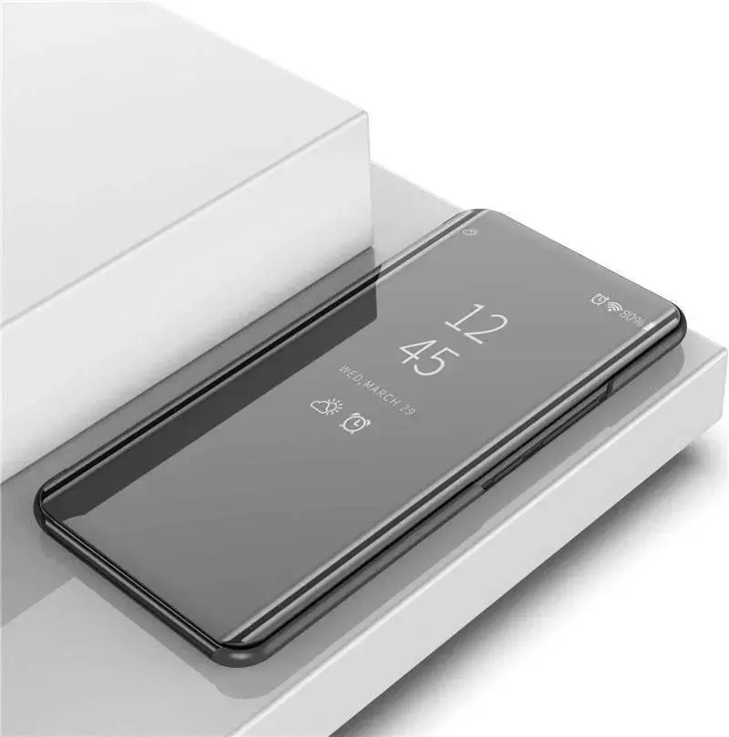 Інтерактивна чохол книжка для Huawei Honor X7a Anomaly Clear View Black (Чорний) 