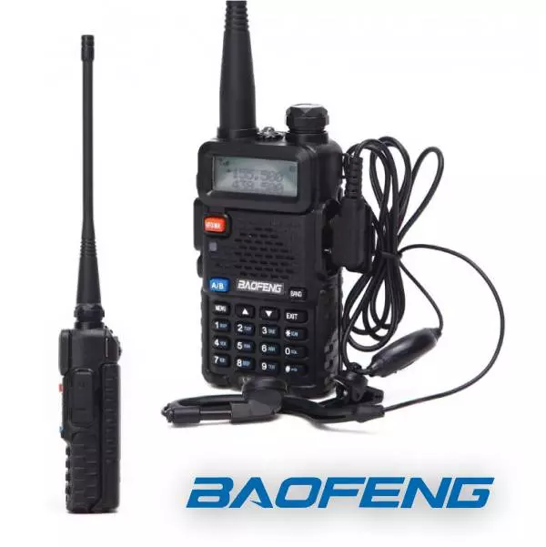 (2 шт.) Рація Baofeng UV-5R Black (Чорна)
