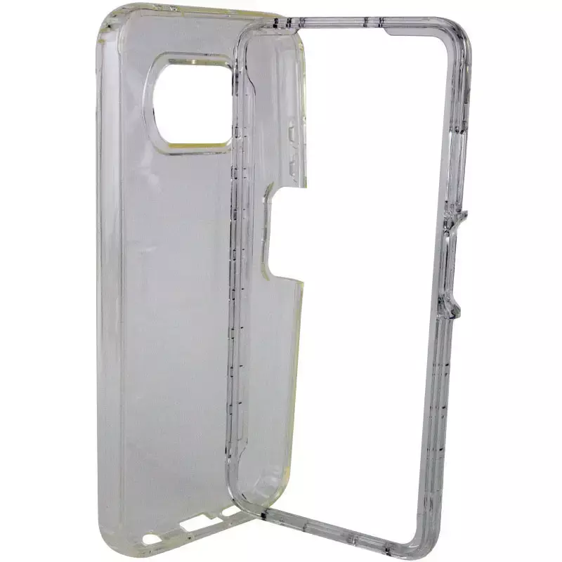 Противоударный чехол бампер для Xiaomi Poco X3 NFC / Poco X3 Pro Epik TPU+PC Full Body с защитой 360 Transparent (Прозрачный)