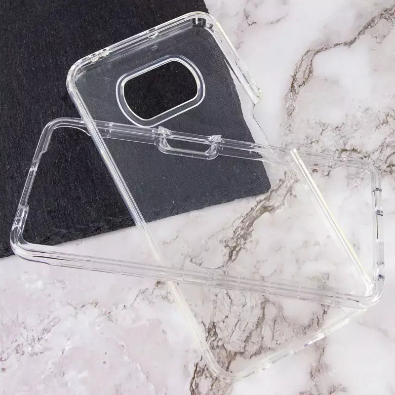 Противоударный чехол бампер для Xiaomi Poco X3 NFC / Poco X3 Pro Epik TPU+PC Full Body с защитой 360 Transparent (Прозрачный)