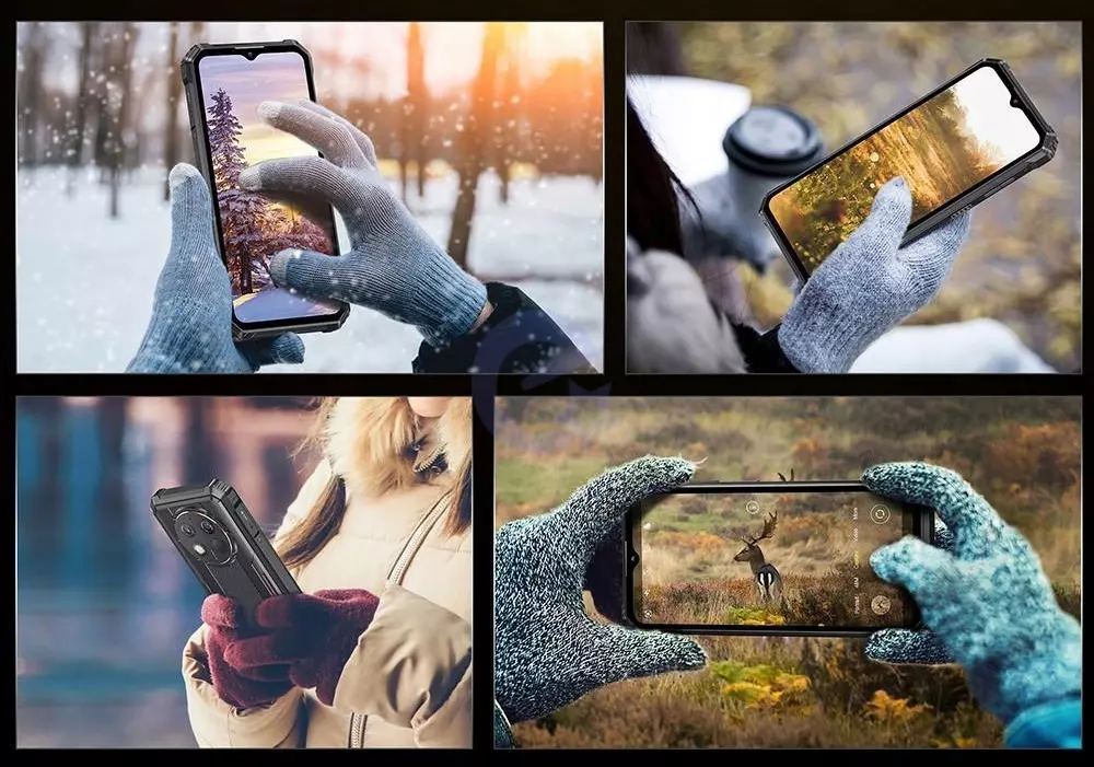 Захищений смартфон Oukitel WP28 8/256GB Black (Чорний)