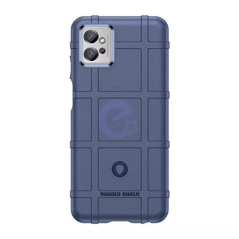 Противоударный чехол бампер для Motorola Moto G54 Anomaly Rugged Shield Blue (Синий) 