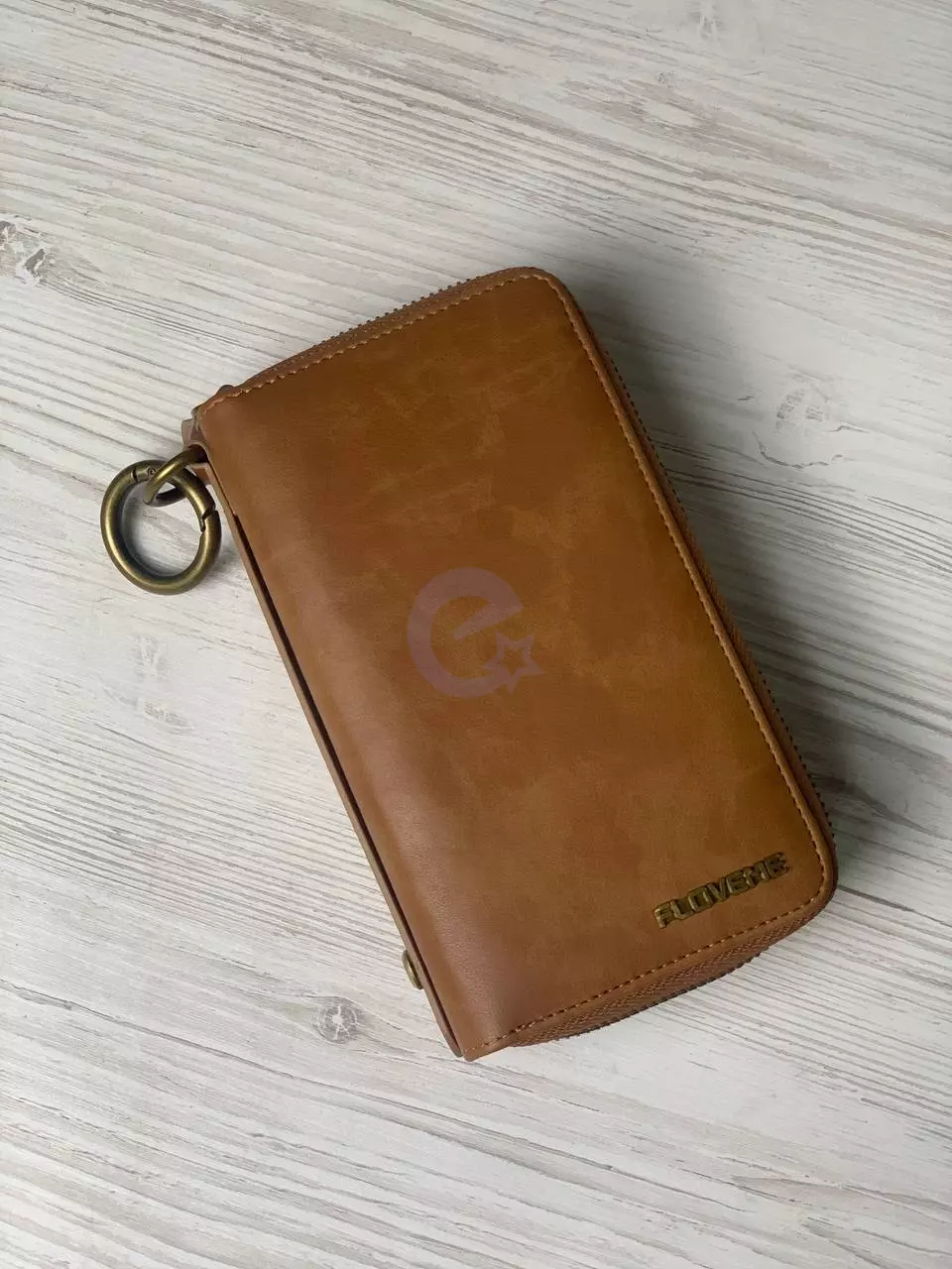 Кошелек-клатч Floveme Retro Leather Phone Bag Brown (Коричневый)