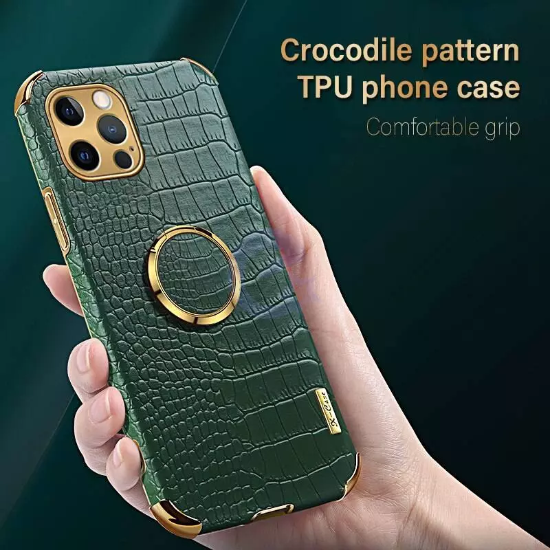 Чехол бампер для Xiaomi Poco X5 Pro Anomaly X-Case (с кольцом-держателем) Green (Зеленый)