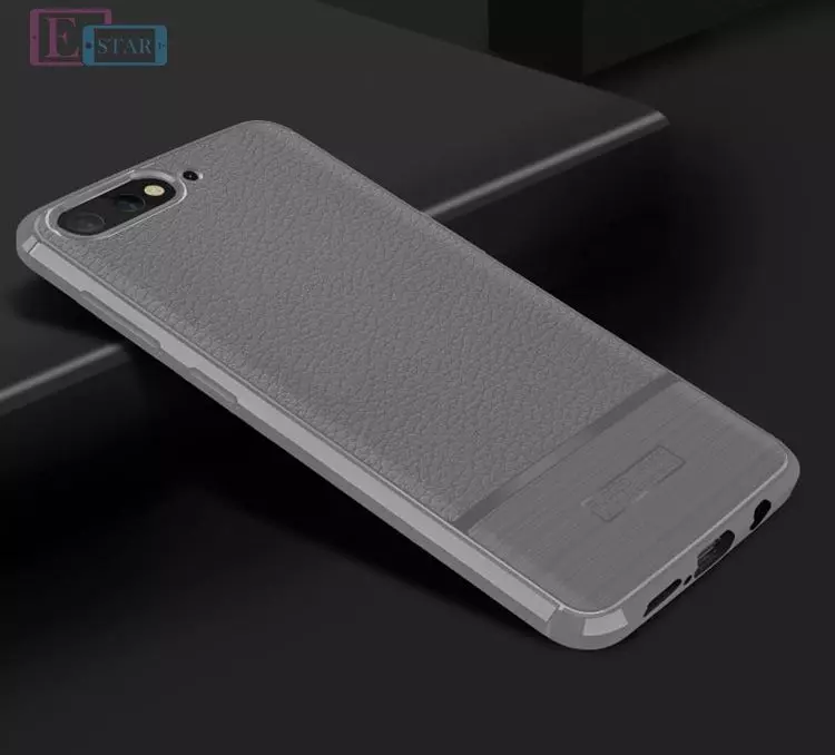 Чохол бампер для Xiaomi Redmi 6A idools Leather Fit Grey (Сірий)