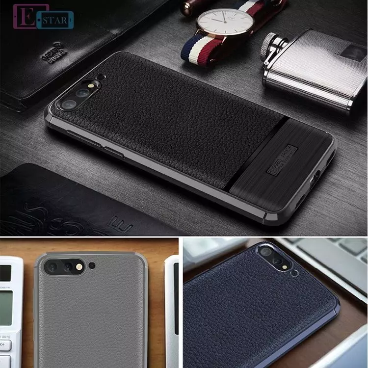 Чохол бампер для Xiaomi Redmi 6A idools Leather Fit Grey (Сірий)