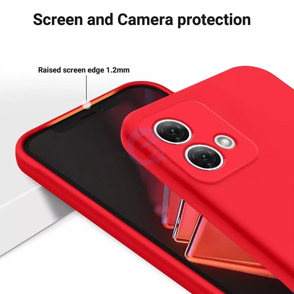 Чехол бампер для Xiaomi 14 Pro Anomaly Silicone (с микрофиброй) Red (Красный) 