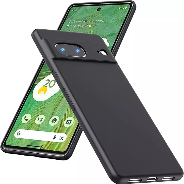 Ультратонкий чехол бампер для Google Pixel 7 X-level Matte Black (Черный) 