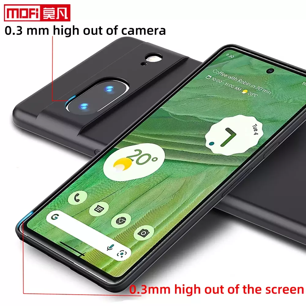 Ультратонкий чехол бампер для Google Pixel 7 X-level Matte Black (Черный) 