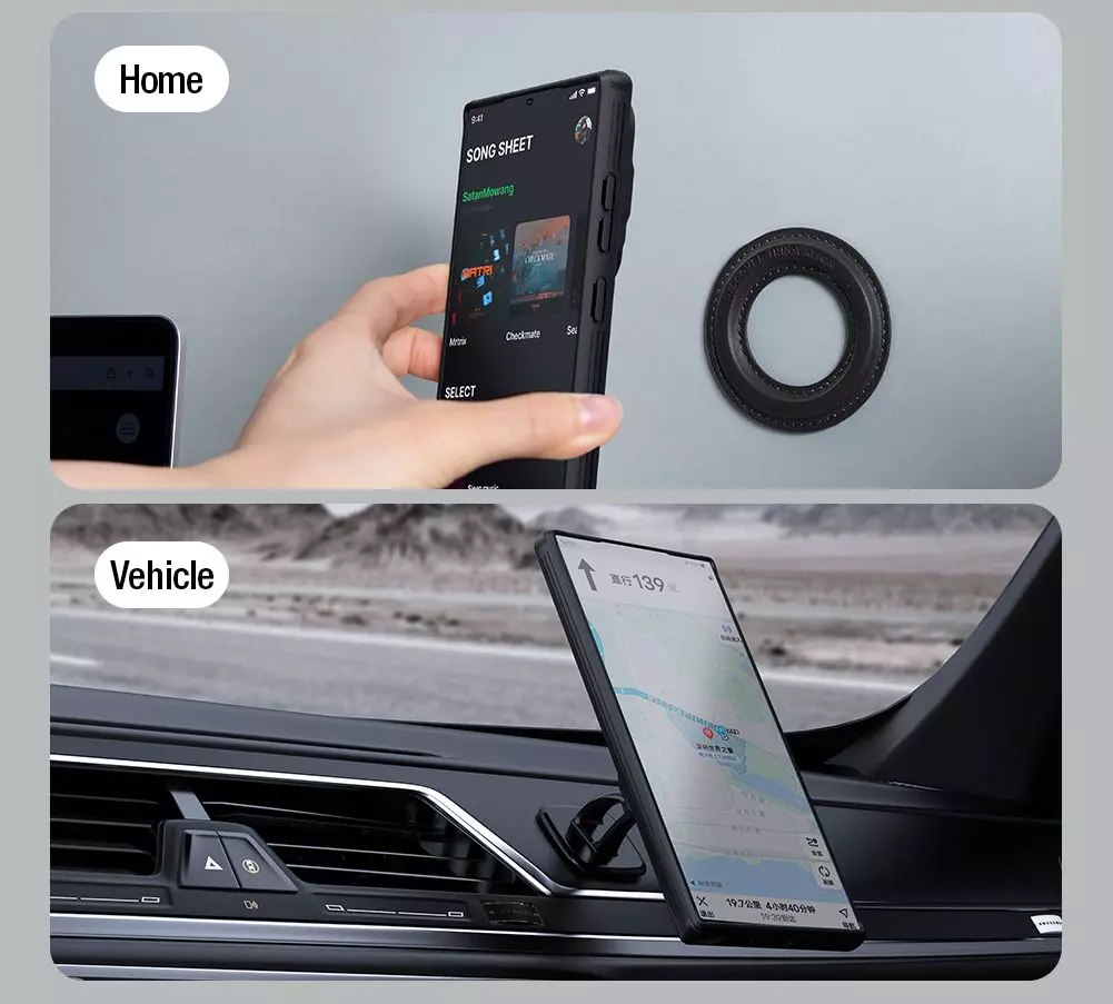 Чохол бампер Nillkin CamShield Prop Magnetic для Samsung Galaxy S24 Ultra Black (Чорний) 