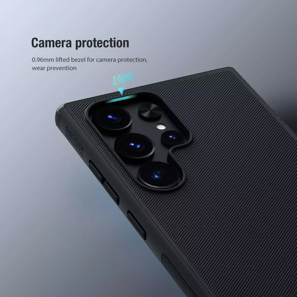Протиударний чохол бампер Nillkin Super Frosted Shield Pro для Samsung Galaxy S24 Ultra Deep Green (Зелений) 