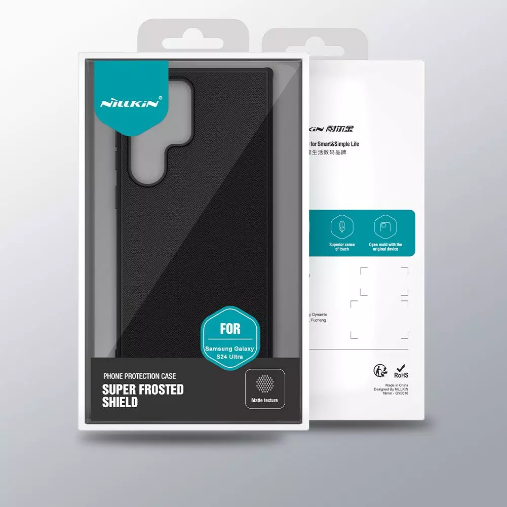 Протиударний чохол бампер Nillkin Super Frosted Shield Pro для Samsung Galaxy S24 Ultra Red (Червоний) 