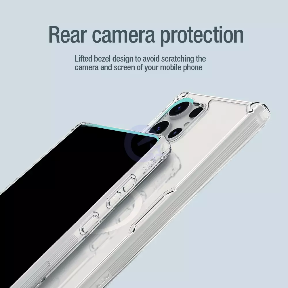 Чохол бампер Nillkin TPU Nature Pro Magnetic для Samsung Galaxy S24 Ultra White (Білий) 