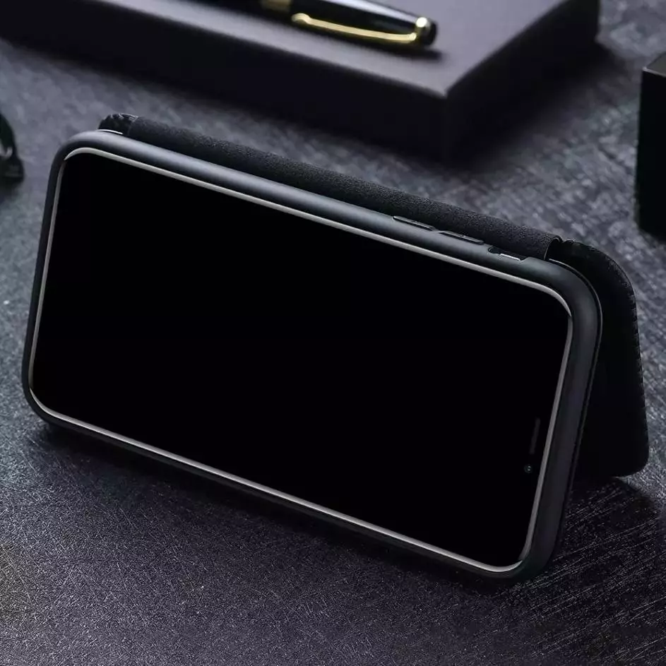 Чехол книжка для Vivo Y78 Anomaly Carbon Book Blue (Синий) 