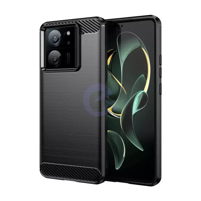 Протиударний чохол бампер для Xiaomi Redmi 13C 4G / Poco C65 iPaky Carbon Fiber Black (Чорний)