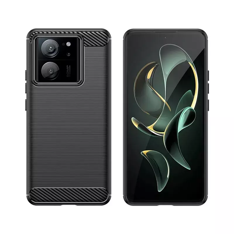 Протиударний чохол бампер для Xiaomi Redmi 13C 4G / Poco C65 iPaky Carbon Fiber Blue (Синій)